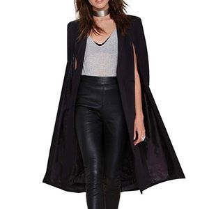 NWT Open Front Cape Duster Coat Blazer